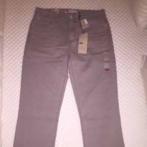 NWT Levi's Mid Rise Skinny Crop Jean 10/30 Khaki